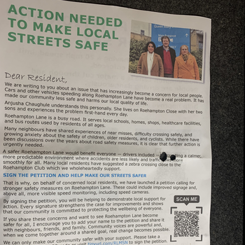 Thumbnail of leaflet - Conservative and Unionist Party leaflet