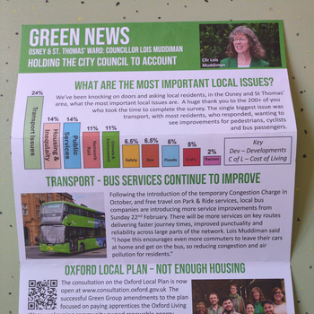 Thumbnail of leaflet - Green Party leaflet