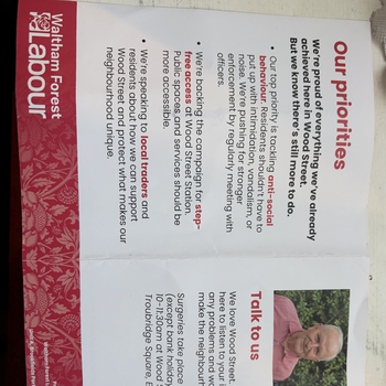 Thumbnail of leaflet - Labour Party leaflet