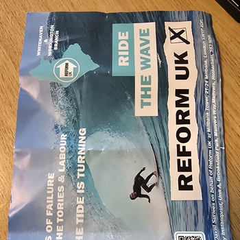 Thumbnail of leaflet - Reform UK leaflet