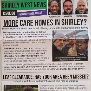 Thumbnail of leaflet - Green Party leaflet