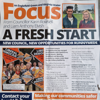 Thumbnail of leaflet - Liberal Democrats leaflet