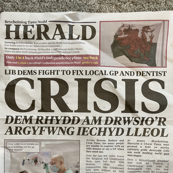 Thumbnail of leaflet - Liberal Democrats leaflet