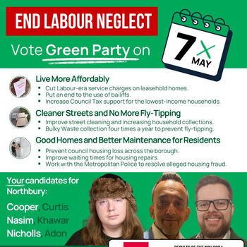 Thumbnail of leaflet - Green Party leaflet