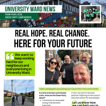 Thumbnail of leaflet - Green Party leaflet