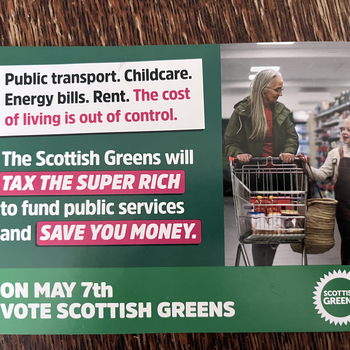Thumbnail of leaflet - Scottish Green Party leaflet