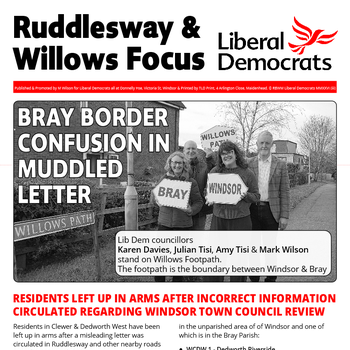 Thumbnail of leaflet - Liberal Democrats leaflet