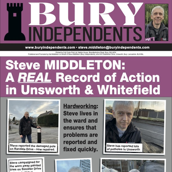 Thumbnail of leaflet - Bury Independents leaflet