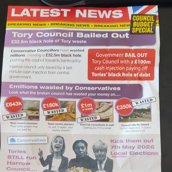 Thumbnail of leaflet - Labour Party leaflet
