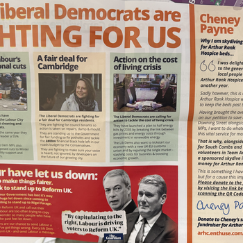 Thumbnail of leaflet - Liberal Democrats leaflet