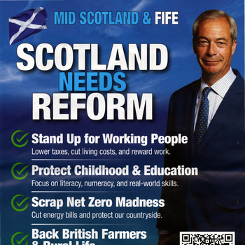 Thumbnail of leaflet - Reform UK leaflet
