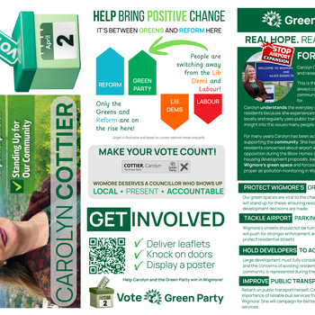 Thumbnail of leaflet - Green Party leaflet