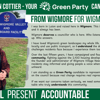 Thumbnail of leaflet - Green Party leaflet