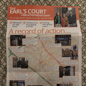 Thumbnail of leaflet - Liberal Democrats leaflet