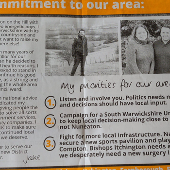 Thumbnail of leaflet - Liberal Democrats leaflet