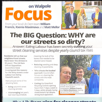 Thumbnail of leaflet - Liberal Democrats leaflet