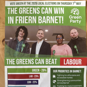 Thumbnail of leaflet - Green Party leaflet