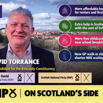 Thumbnail of leaflet - Scottish National Party (SNP) leaflet