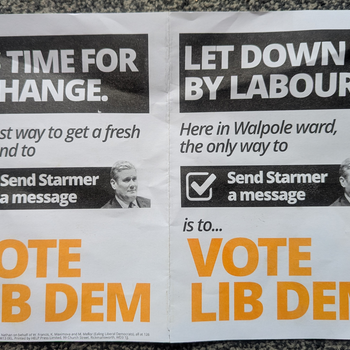 Thumbnail of leaflet - Liberal Democrats leaflet
