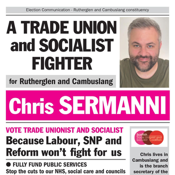 Thumbnail of leaflet - Trade Unionist and Socialist Coalition leaflet