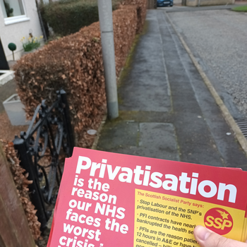 Thumbnail of leaflet - Scottish Socialist Party leaflet