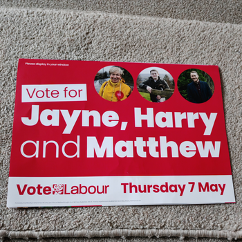 Thumbnail of leaflet - Labour Party leaflet