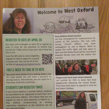 Thumbnail of leaflet - Green Party leaflet