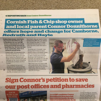 Thumbnail of leaflet - Conservative and Unionist Party leaflet