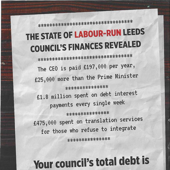 Thumbnail of leaflet - Reform UK leaflet