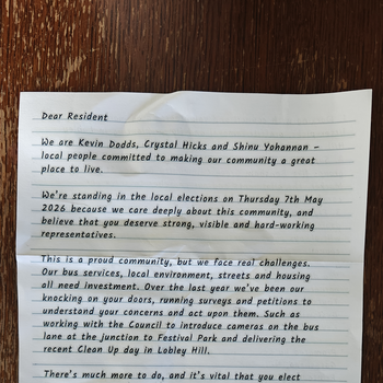 Thumbnail of leaflet - Labour Party leaflet