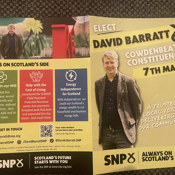 Thumbnail of leaflet - Scottish National Party (SNP) leaflet