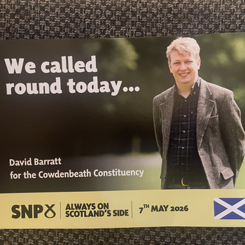 Thumbnail of leaflet - Scottish National Party (SNP) leaflet