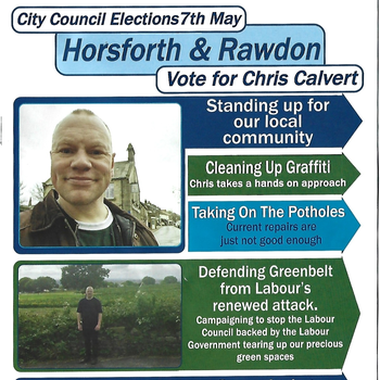 Thumbnail of leaflet - Conservative and Unionist Party leaflet