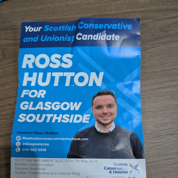 Thumbnail of leaflet - Conservative and Unionist Party leaflet