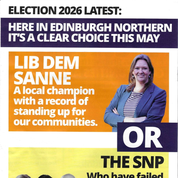Thumbnail of leaflet - Liberal Democrats leaflet