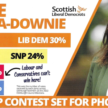 Thumbnail of leaflet - Liberal Democrats leaflet