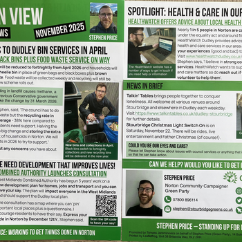 Thumbnail of leaflet - Green Party leaflet