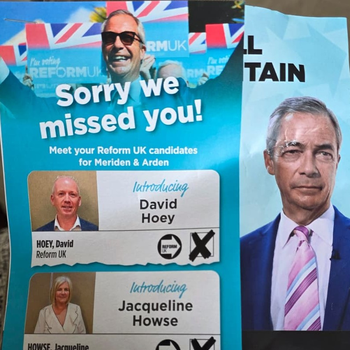 Thumbnail of leaflet - Reform UK leaflet