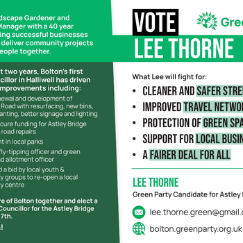 Thumbnail of leaflet - Green Party leaflet