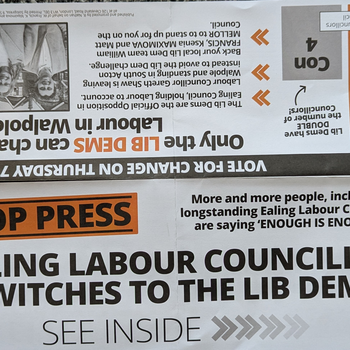 Thumbnail of leaflet - Liberal Democrats leaflet