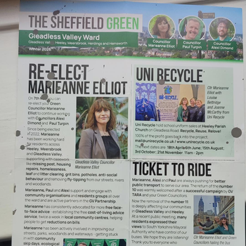 Thumbnail of leaflet - Green Party leaflet
