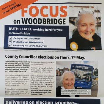 Thumbnail of leaflet - Liberal Democrats leaflet