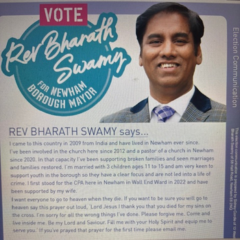 Thumbnail of leaflet - Christian Peoples Alliance leaflet