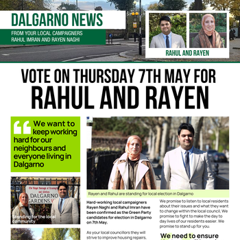 Thumbnail of leaflet - Green Party leaflet