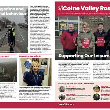 Thumbnail of leaflet - Labour Party leaflet