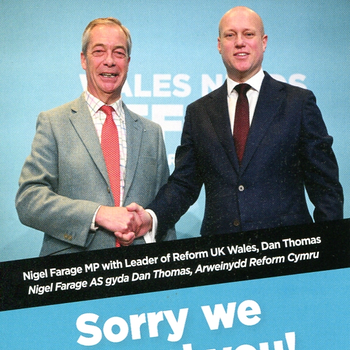 Thumbnail of leaflet - Reform UK leaflet