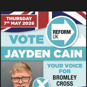 Thumbnail of leaflet - Reform UK and Bolton For Change leaflet