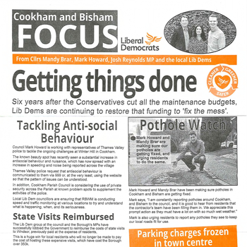 Thumbnail of leaflet - Liberal Democrats leaflet