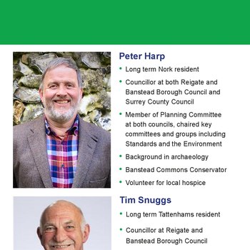 Thumbnail of leaflet - Nork & Tattenhams Residents' Associations leaflet