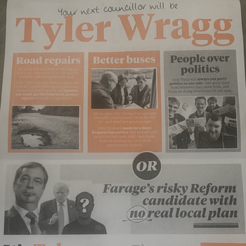 Thumbnail of leaflet - Liberal Democrats leaflet